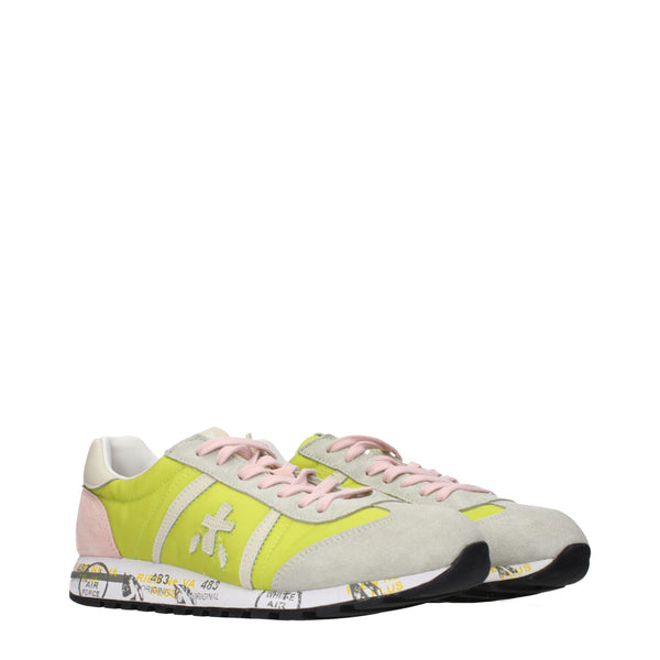 Grüne Sneaker aus Stoff
