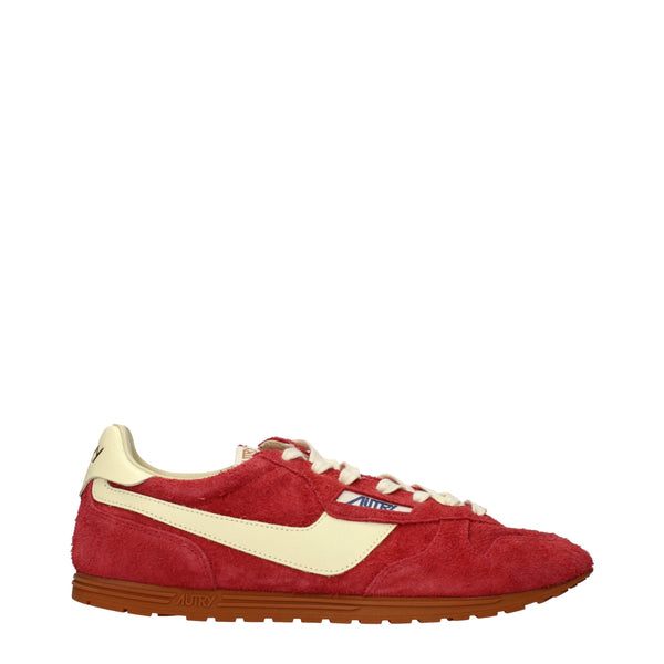 Rote Wildleder-Sneaker