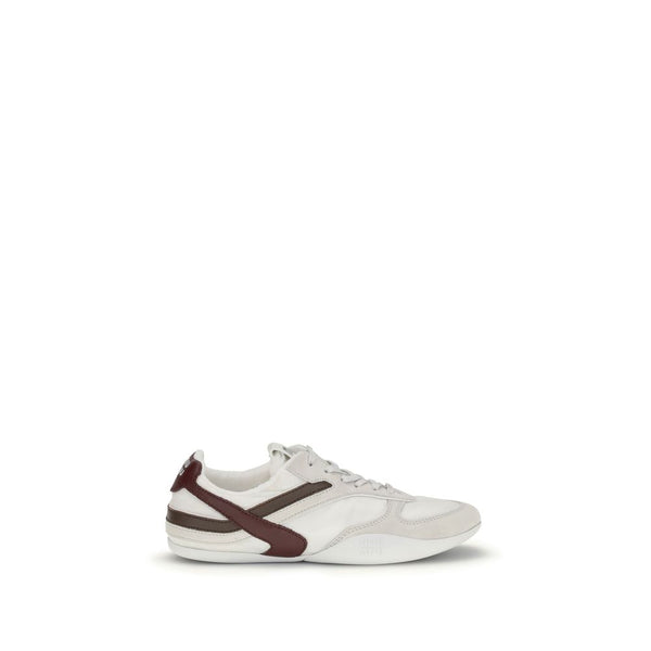 Weiße Kalbshaut Bos Taurus Sneaker
