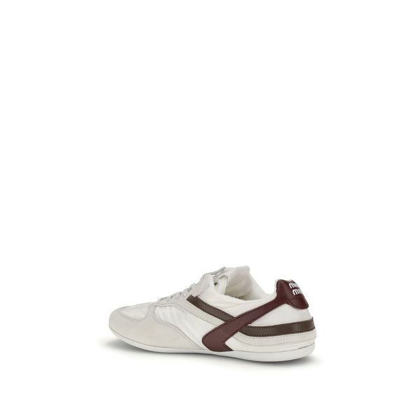 Weiße Kalbshaut Bos Taurus Sneaker