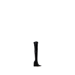 Schwarze Polyethylen-Overknees