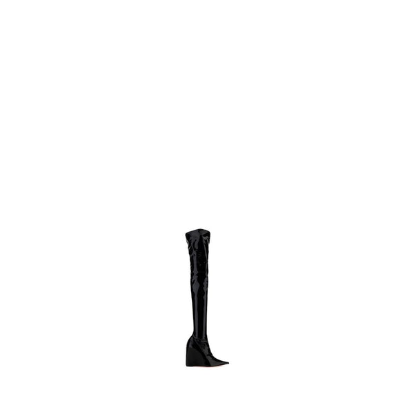 Schwarze Polyethylen-Overknees