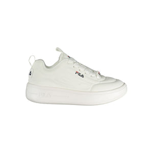 Weißer Polyester-Sneaker