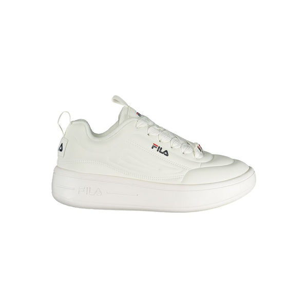 Weißer Polyester-Sneaker