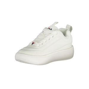 Weißer Polyester-Sneaker
