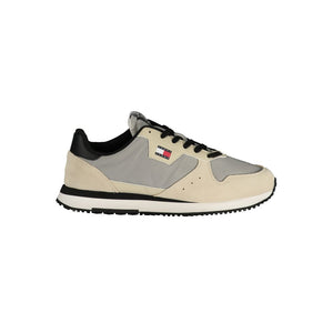 Grauer Polyester-Sneaker