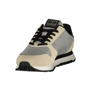 Grauer Polyester-Sneaker