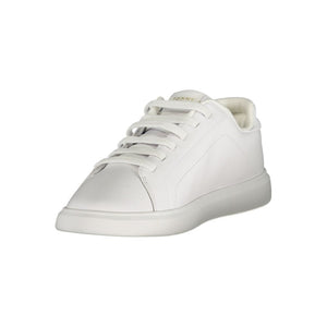 Weißer Polyester-Sneaker