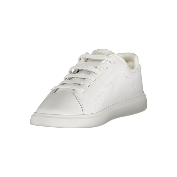 Weißer Polyester-Sneaker