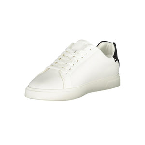 Weißer Polyester-Sneaker