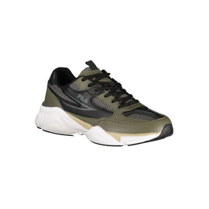 Grüner Sneaker aus Polyester