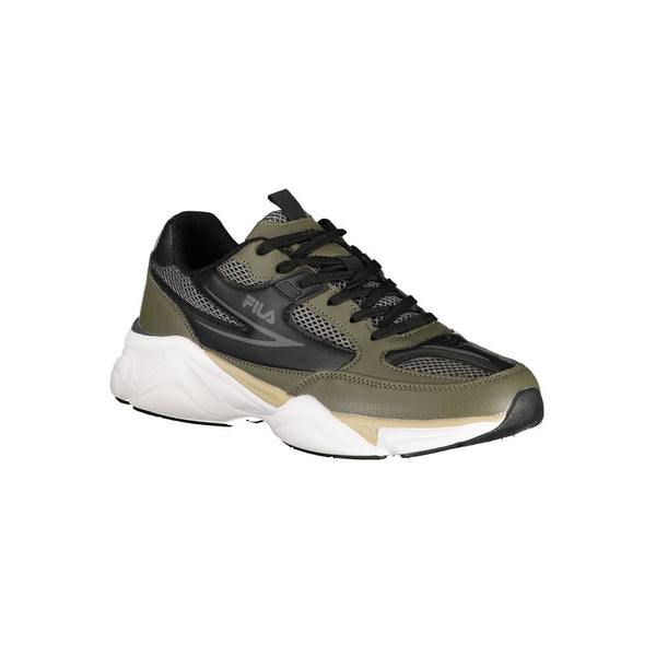 Grüner Sneaker aus Polyester