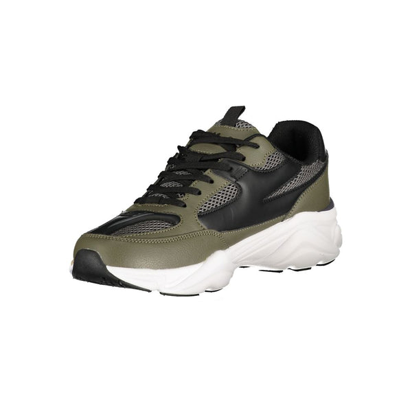 Grüner Sneaker aus Polyester