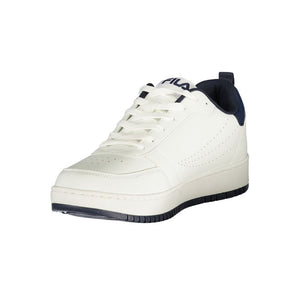 Weißer Polyester-Sneaker