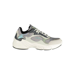 Grauer Polyester-Sneaker