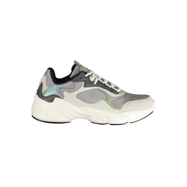 Grauer Polyester-Sneaker