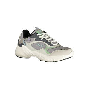 Grauer Polyester-Sneaker