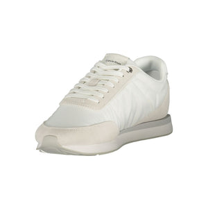 Weiße Polyester-Sneaker für Herren