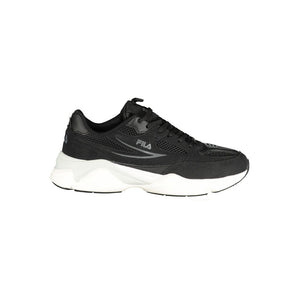 Schwarze Polyester-Sneaker für Herren
