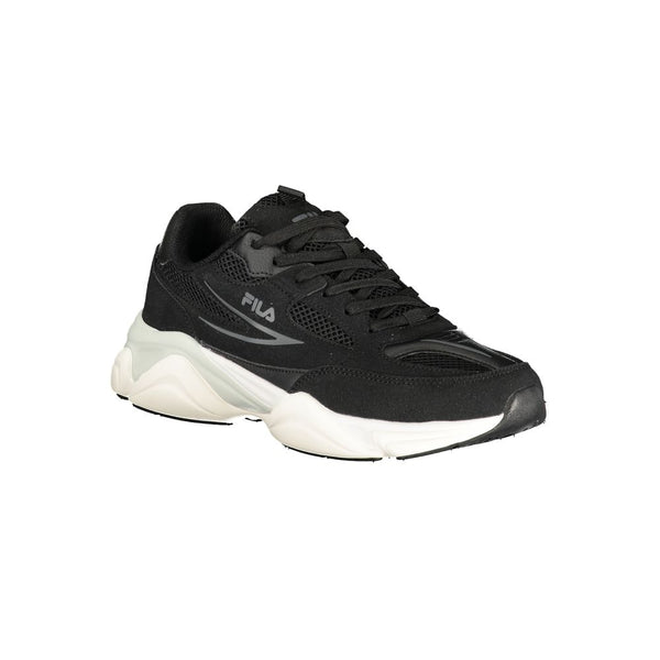 Schwarze Polyester-Sneaker für Herren