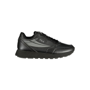 Schwarzer Polyester-Sneaker für Herren