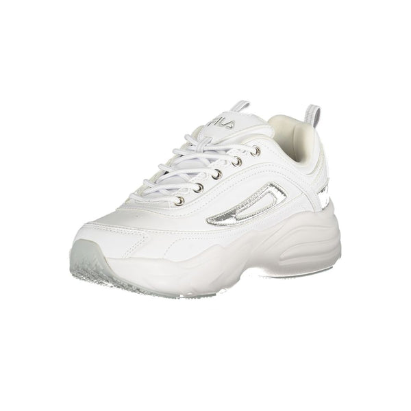 Weiße Polyester-Damen-Sneaker