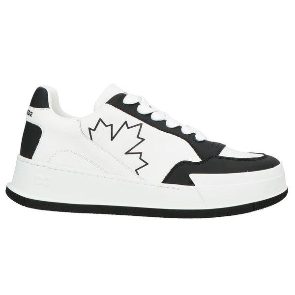 Schwarzer Sneaker aus Kalbsleder