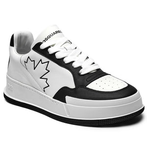Schwarzer Sneaker aus Kalbsleder