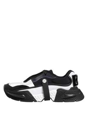 Weiße und Schwarze Logo Airmaster Sneaker für Herren