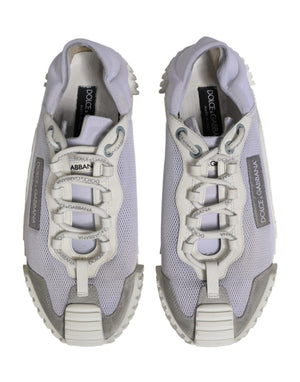 Weiße NS1 Sneakers mit Schnürung für Herren
