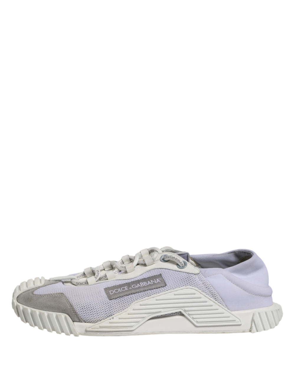 Weiße NS1 Sneakers mit Schnürung für Herren
