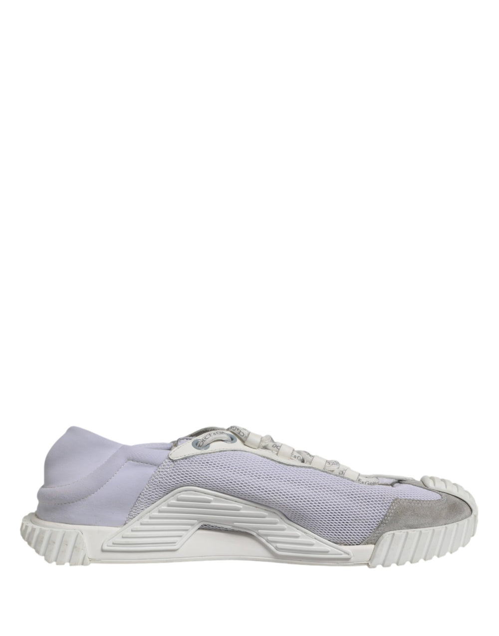 Weiße NS1 Sneakers mit Schnürung für Herren