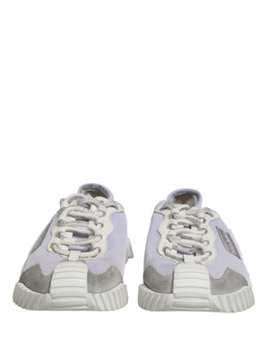 Weiße NS1 Sneakers mit Schnürung für Herren