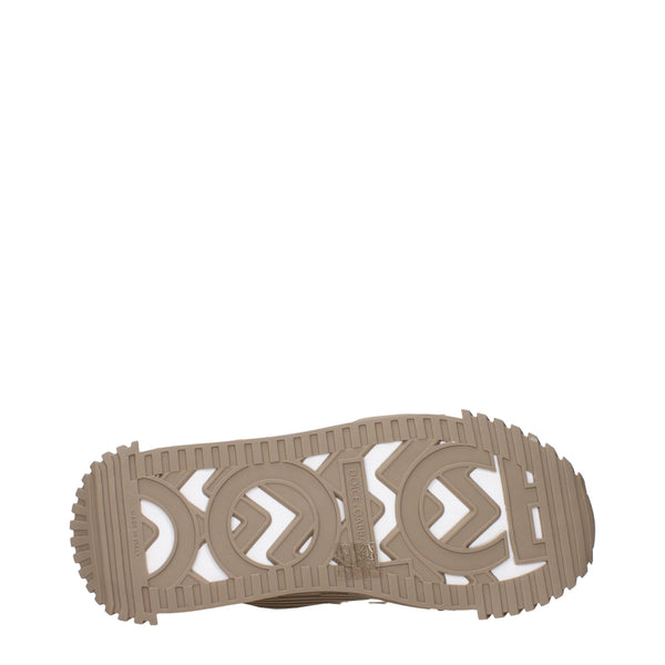 Weiße Stoff-Sneaker