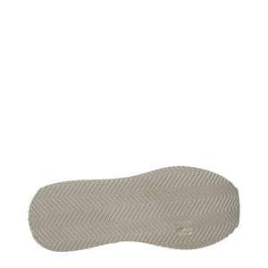 Beigefarbene Stoff-Sneaker mit niedrigem Schaft