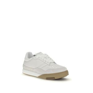 Weiße Sneaker aus Kalbshaut Bos Taurus