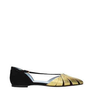 Schwarze Leder-Sandalen