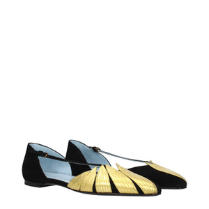 Schwarze Leder-Sandalen