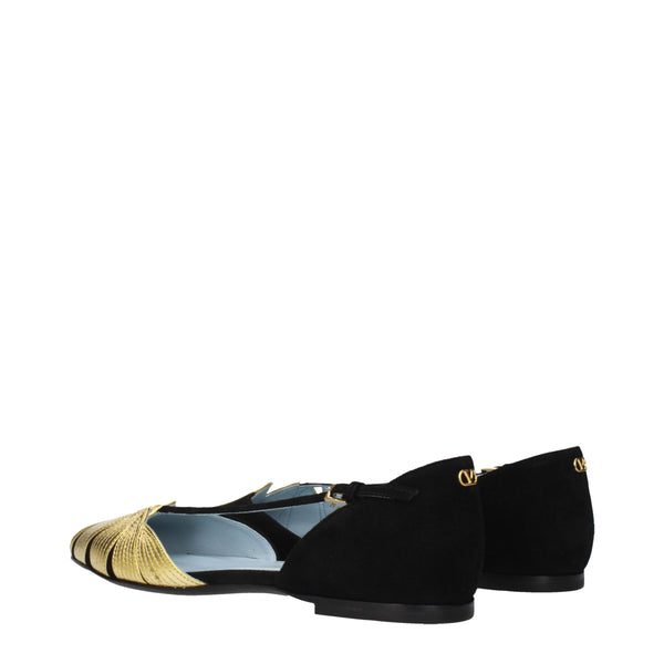 Schwarze Leder-Sandalen