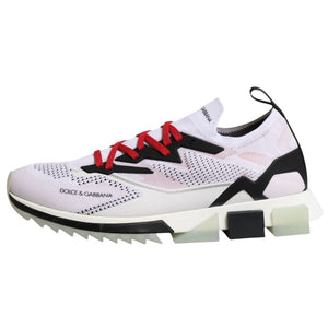 Weiße Polyester-Sneaker