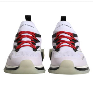 Weiße Polyester-Sneaker