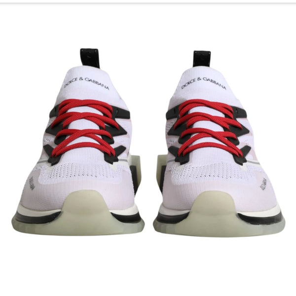 Weiße Polyester-Sneaker