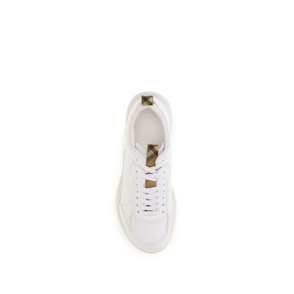 Weiße Kalbshaut Bos Taurus Sneaker
